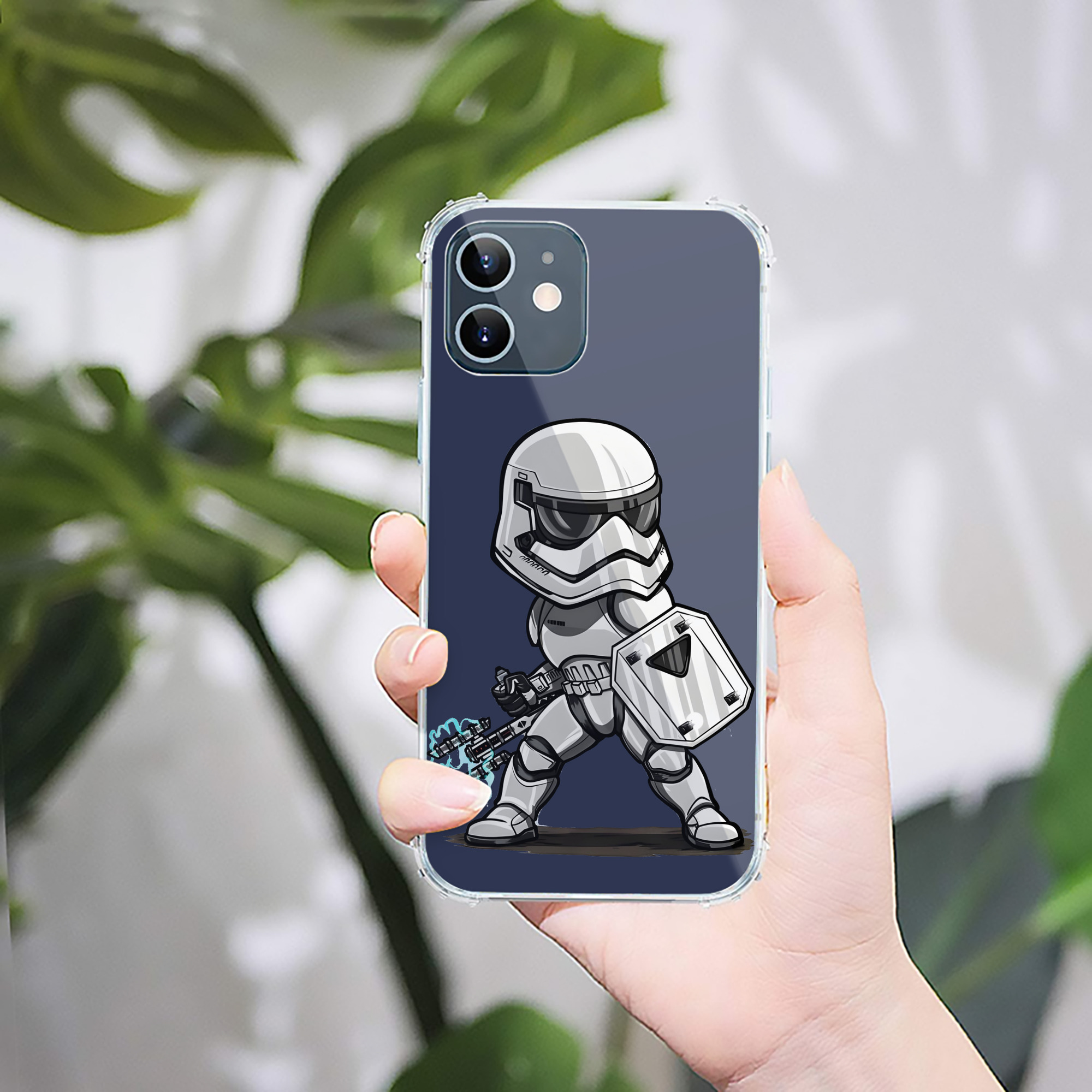 （画像用） スター・ウォーズ Star Wars 【iPhone 12シリーズ対応】透明スマホケース（クリアソフトケース）